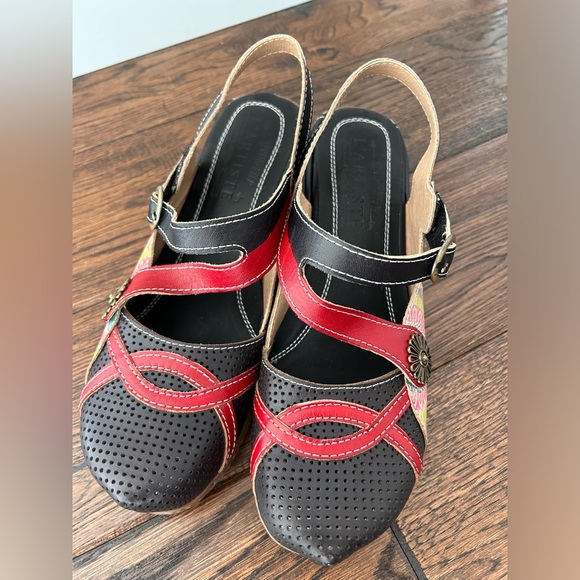 NEW L’Artiste Women's Leather Parkway Mary Jane Flat. Size 37/US 6.5 - Picture 6 of 13